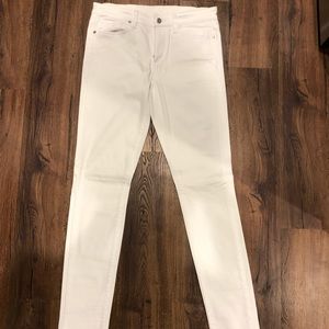 JOES JEANS SKINNY VISIONAIRE SIZE 28 WHITE JEANS